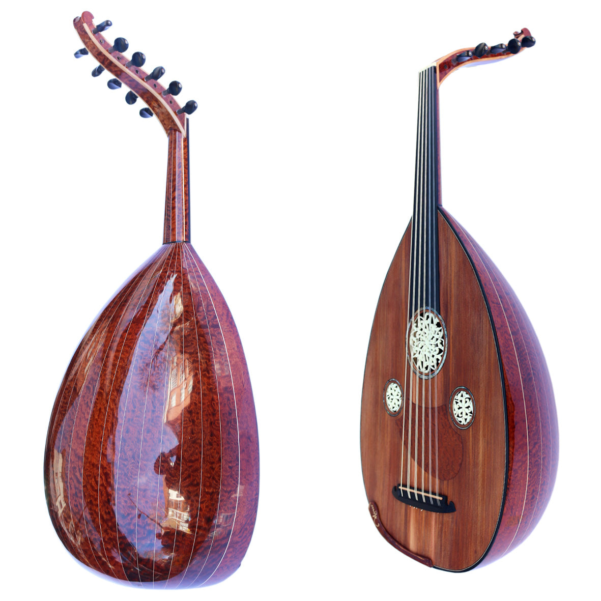 Special Arabic oud UNQ-2A with Pomela bowl and Cedar face