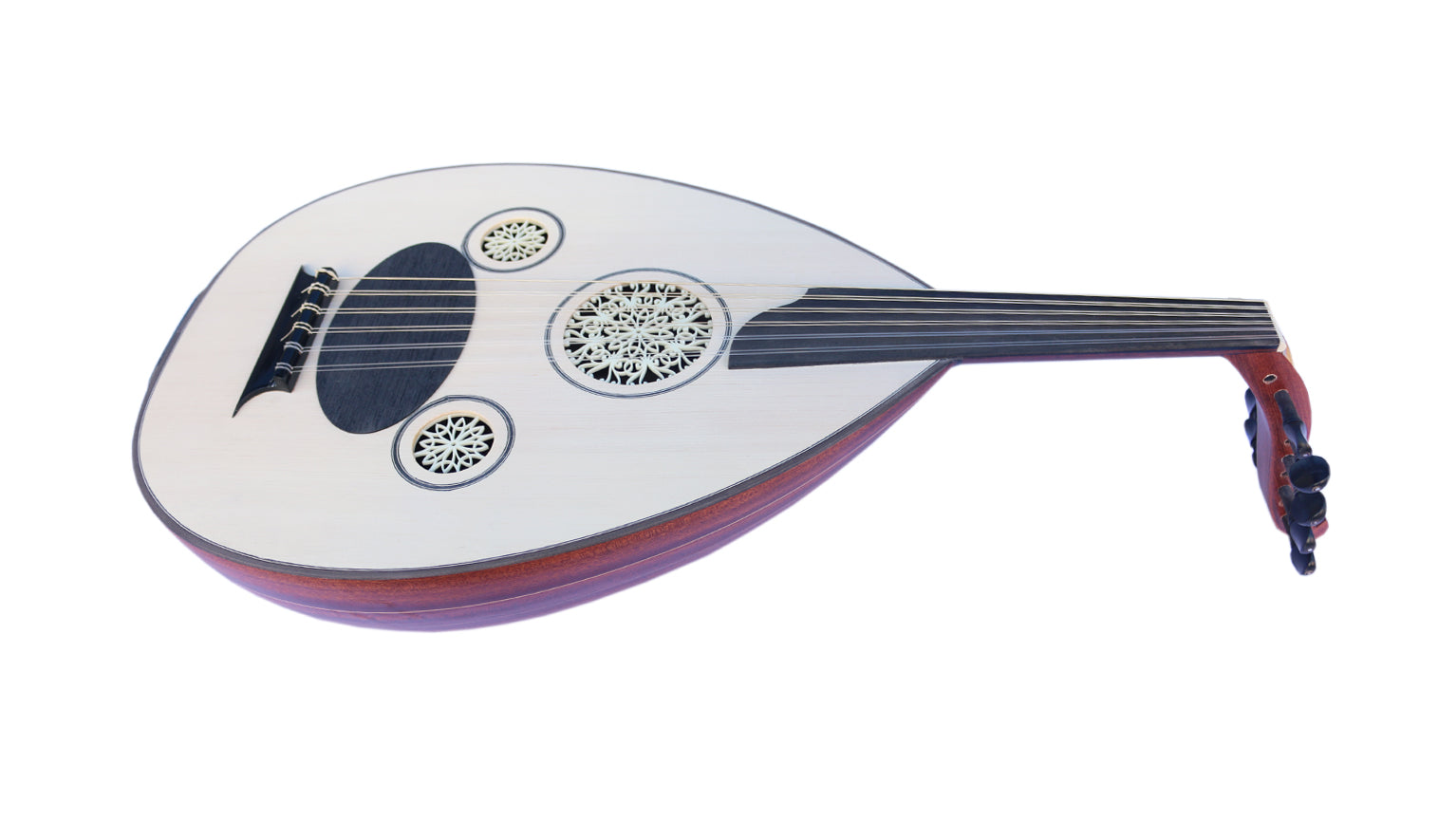 Comfortable handmade Turkish oud AO-101MZ with smaller bowl size