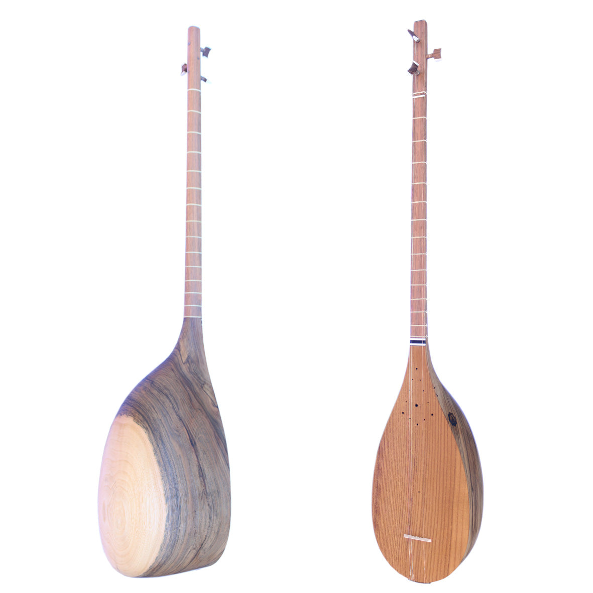 Professional Left Handed Carved Walnut Persian Tanboor MOT-5L