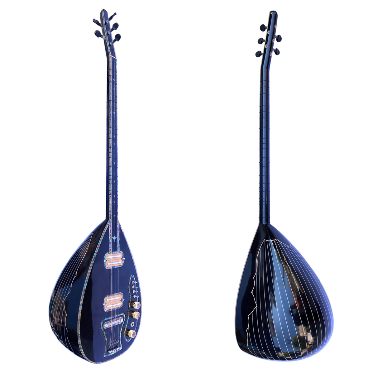 Professional Long Neck Electric Baglama Saz with P•TONE Pickups PI-4B