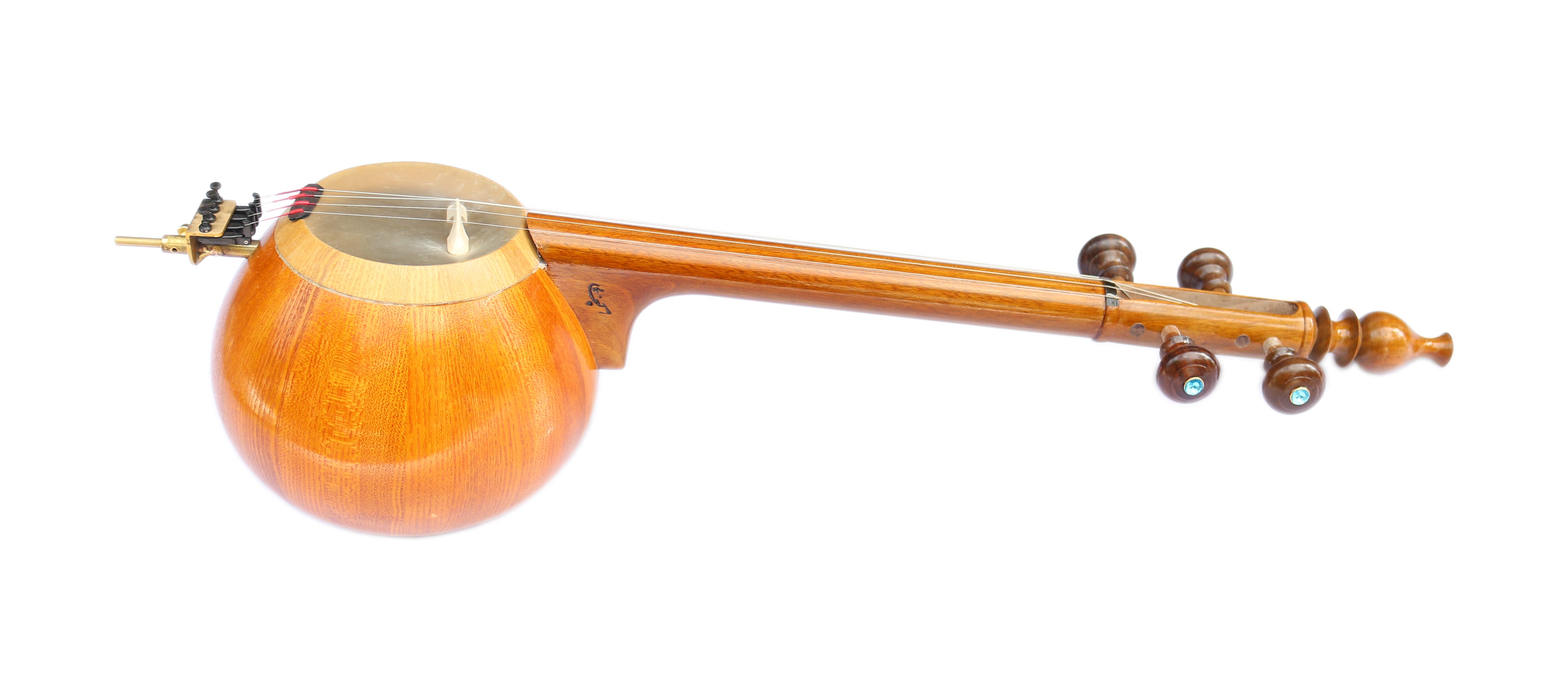 Kamancheh persa profesional KK-5 de Keykhaee violín de espiga hecho a mano