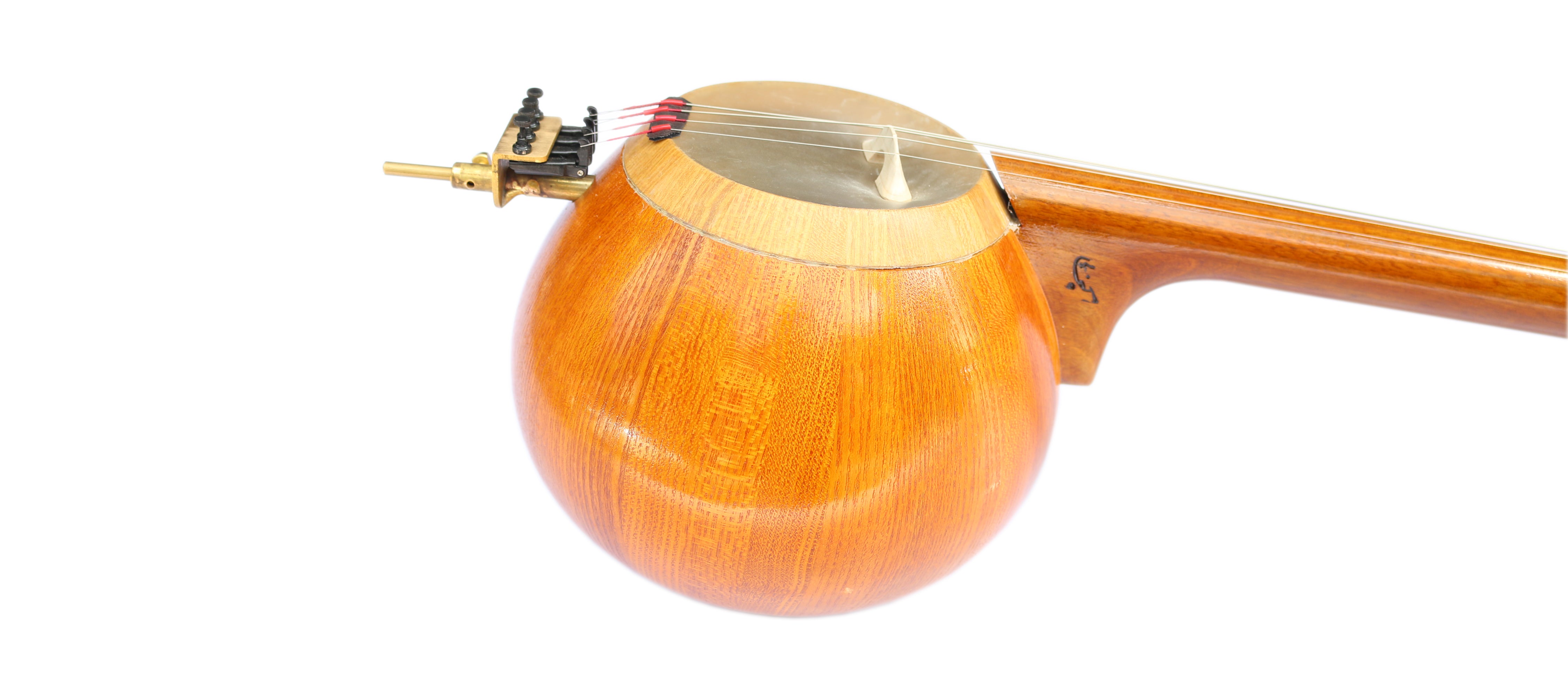 Kamancheh persa Keykhaee KK-5 con caja de madera de morera y mango tallado