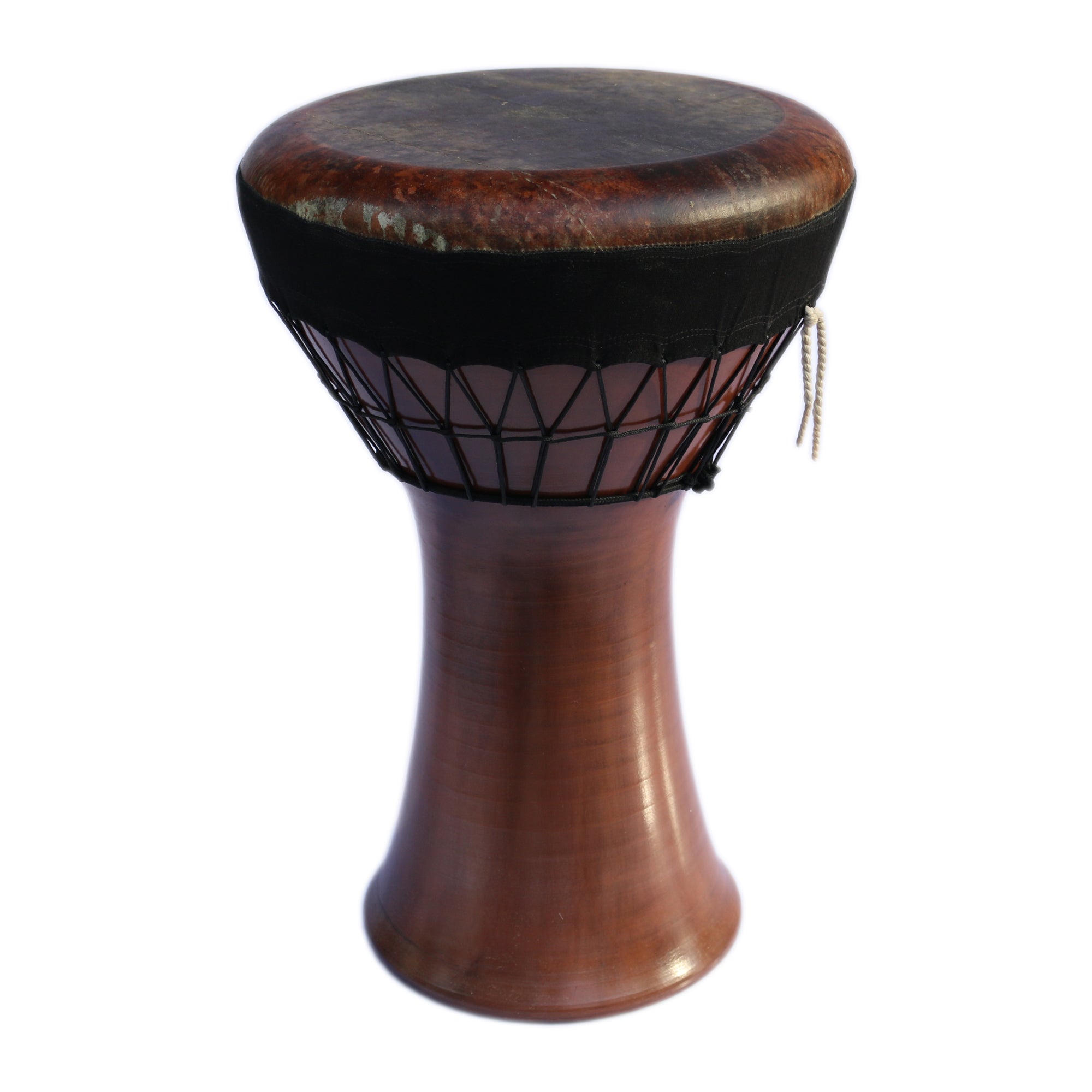 Darbuka de arcilla Sala bajo medio SCD-404 con piel de pez 25cm y altura 48cm