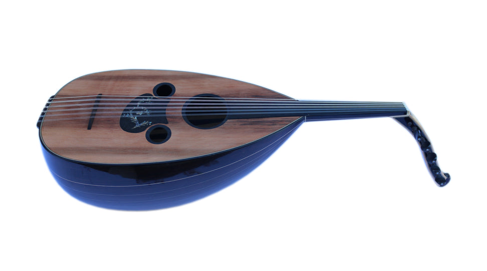 Premium movable bridge Arabic oud SALA-B8 with wenge bowl and Canadian cedar face