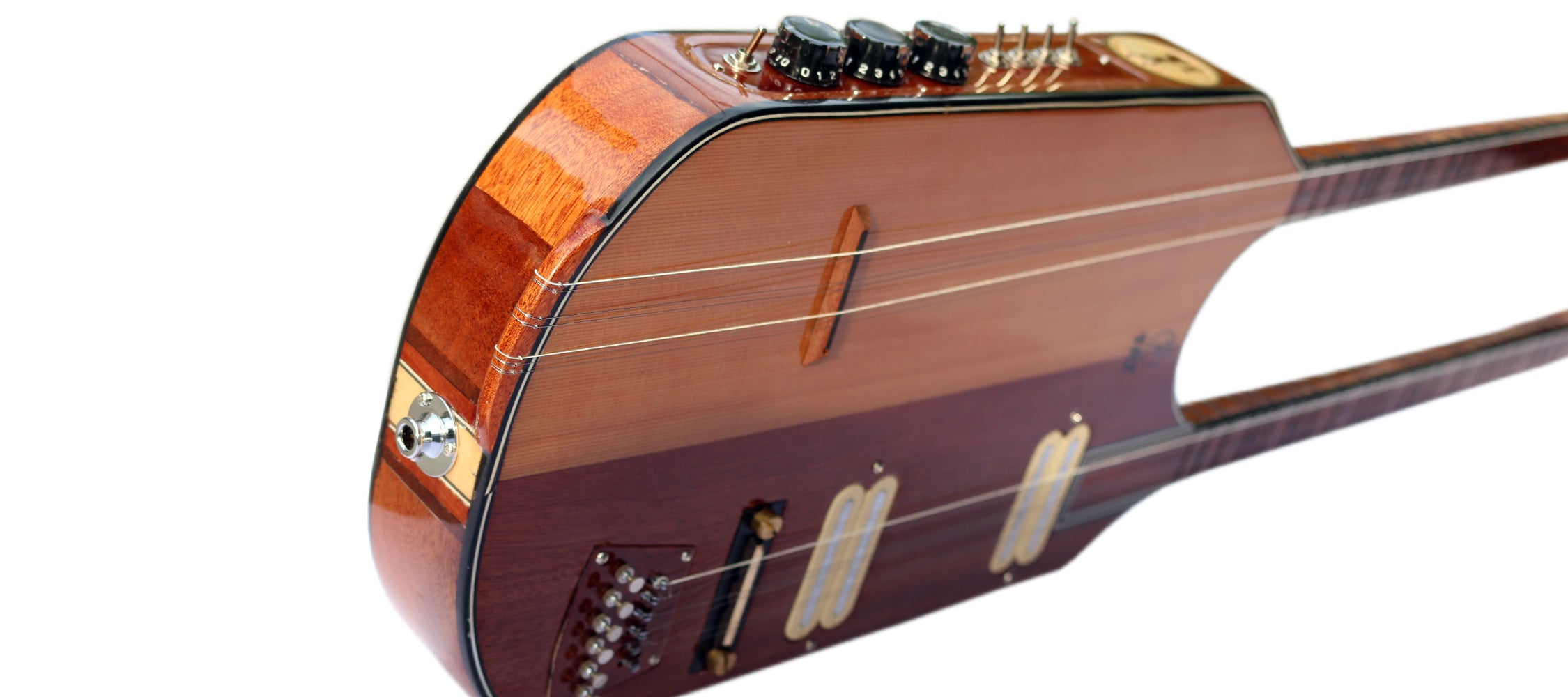 Saz de doble mástil hecho a mano DBL-504 por Sala Muzik