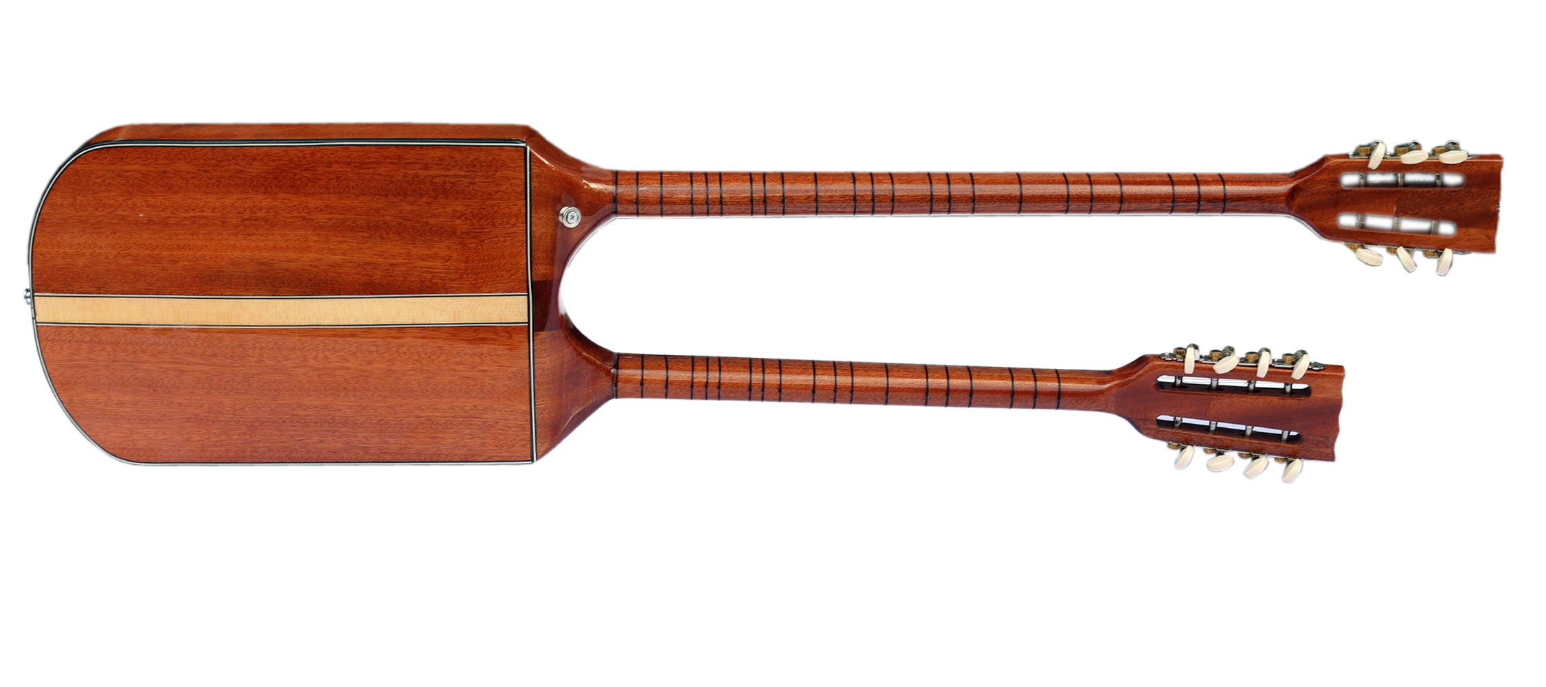 Sala saz baglama eléctrico plano de doble mástil DBL-504
