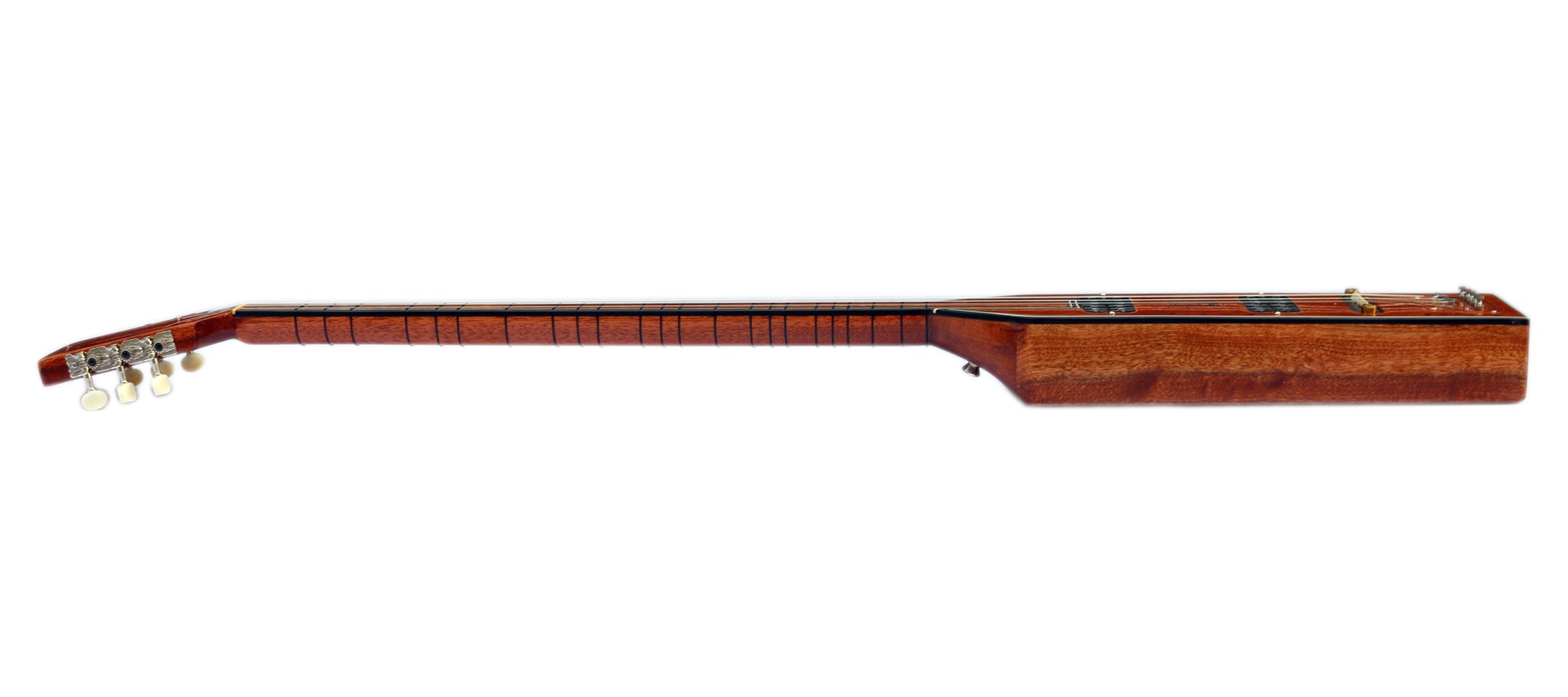Baglama eléctrica plana hecha a mano para zurdo SQR-402L