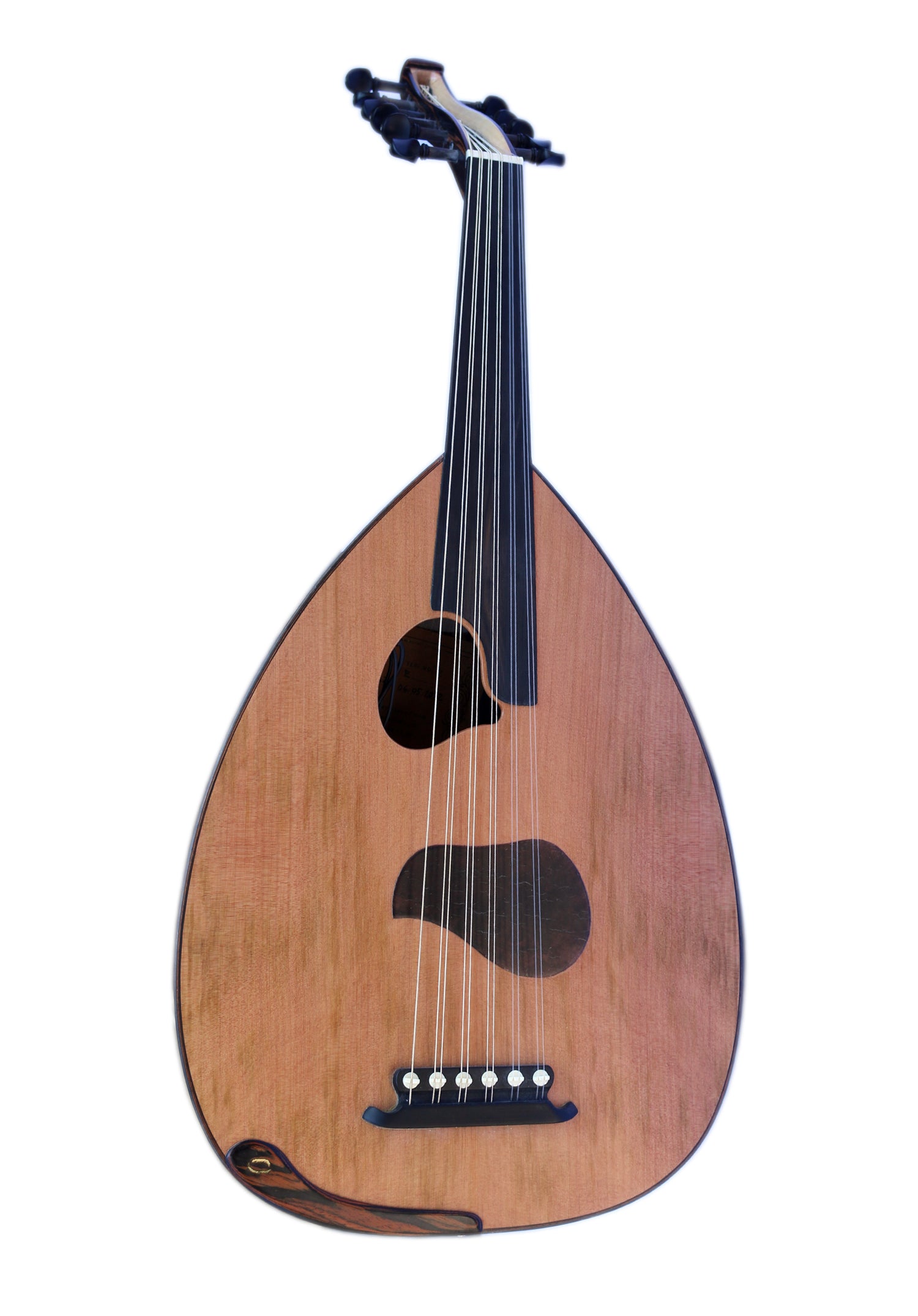 Oud electroacústico PROUD-5 con pastilla bajo cejuela profesional de Mehmet Caymaz