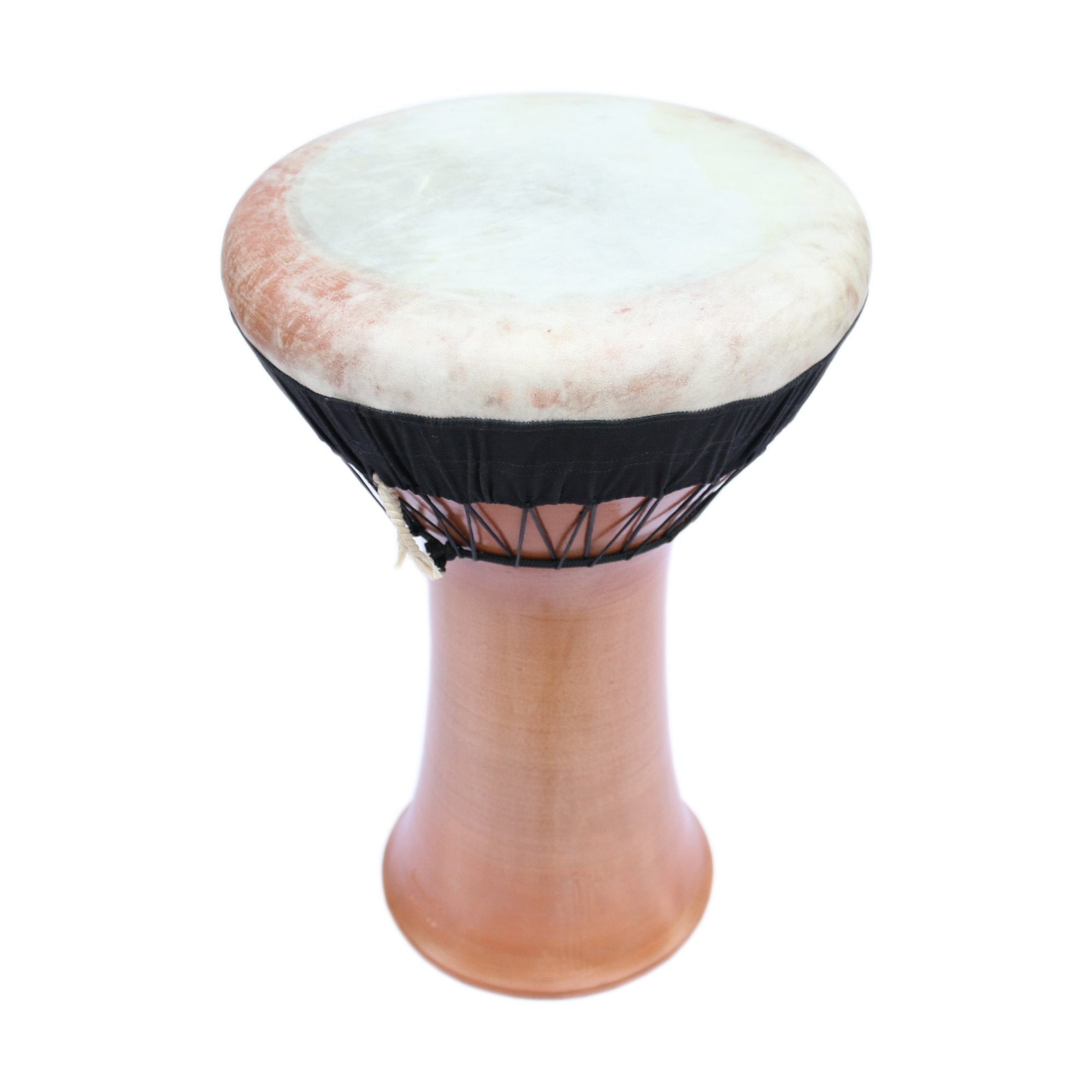 Sala darbuka de arcilla bajo medio SCD-302 con parche 25cm y altura 48cm