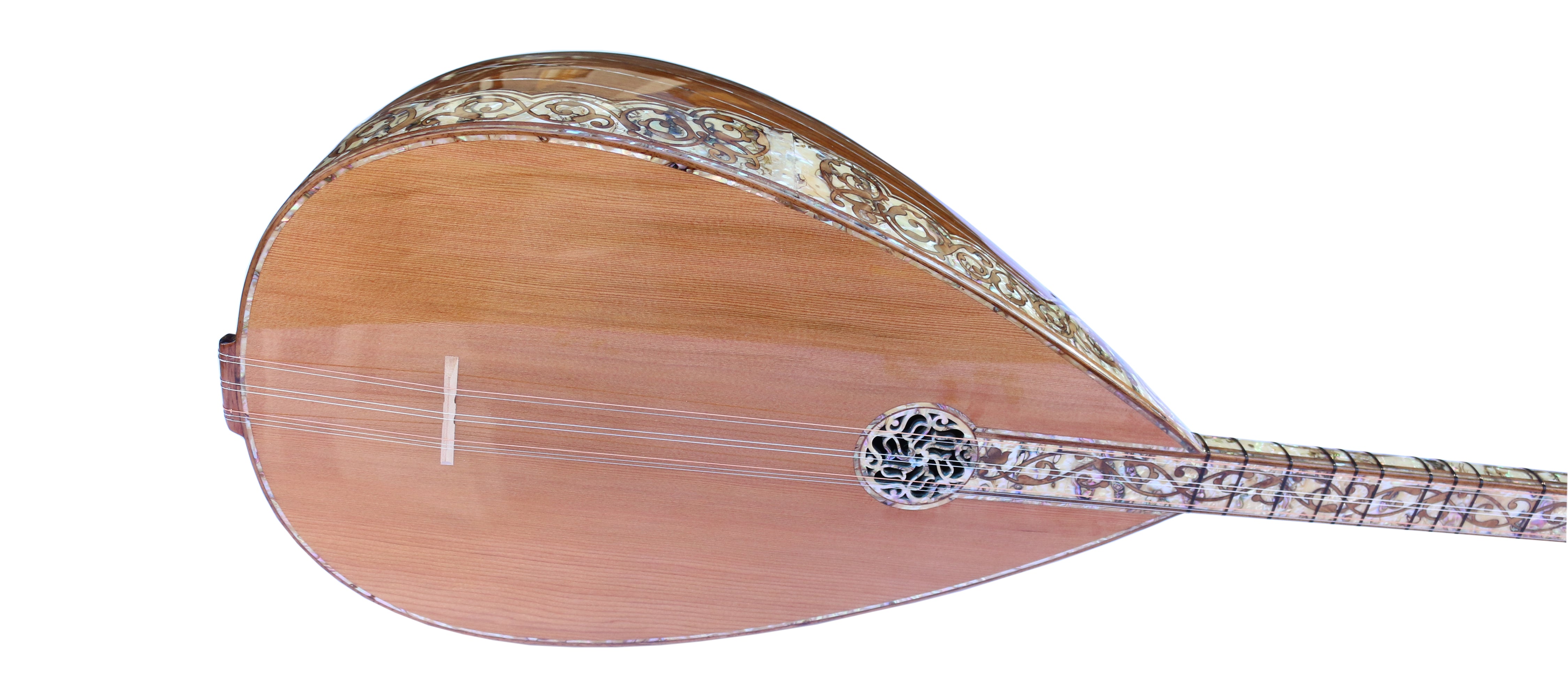 Baglama mástil largo incrustaciones de nácar PEARL-1 de Sala