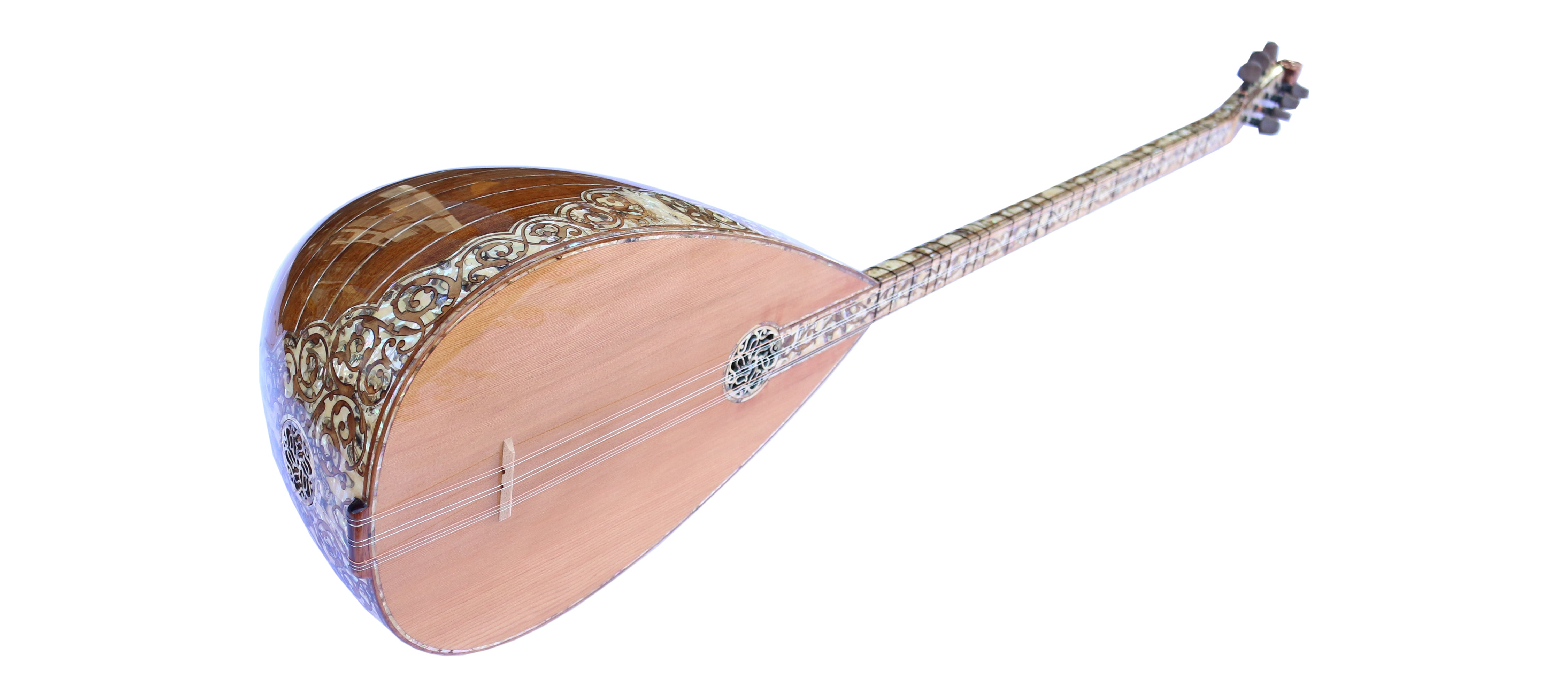 Baglama mástil largo con nácar hecha a mano PEARL-1 de Sala