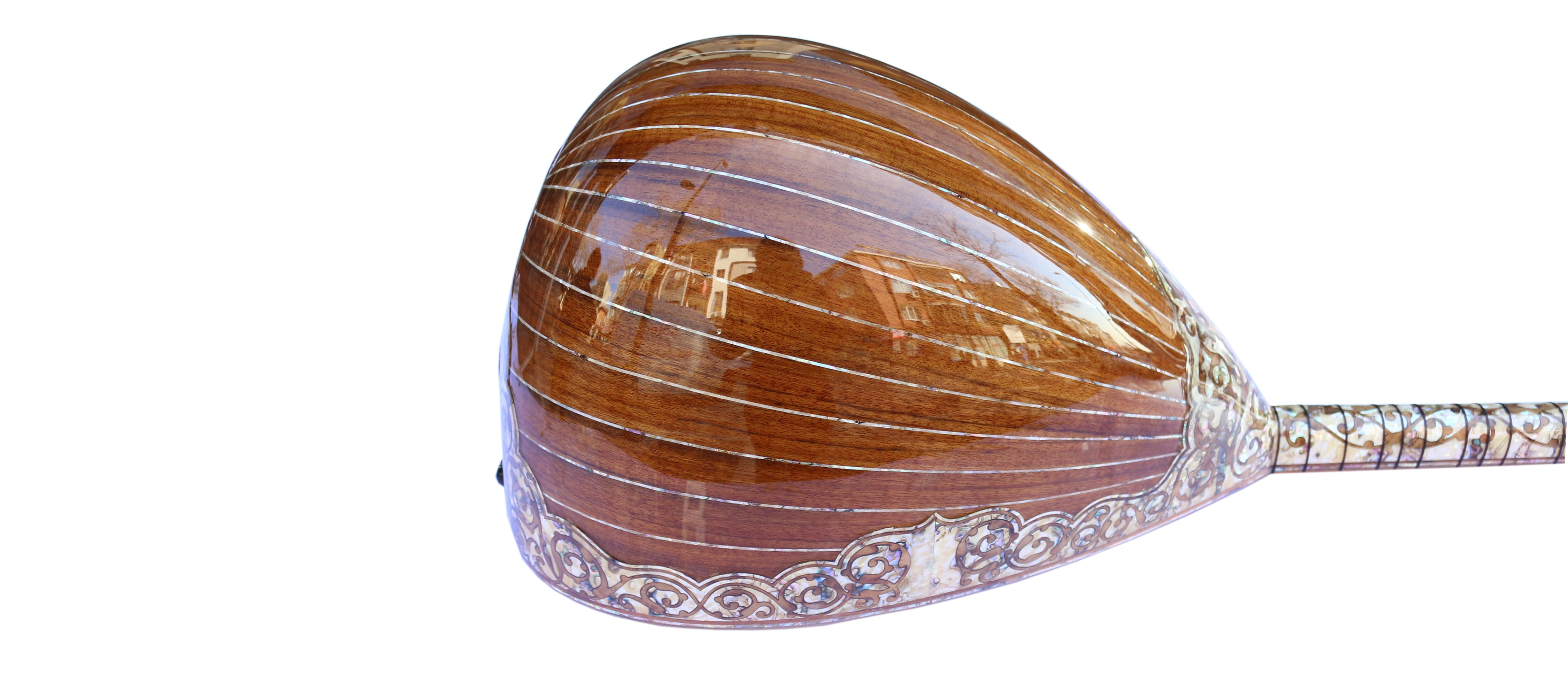 Baglama mástil largo con nácar hecha a mano PEARL-1 de Sala