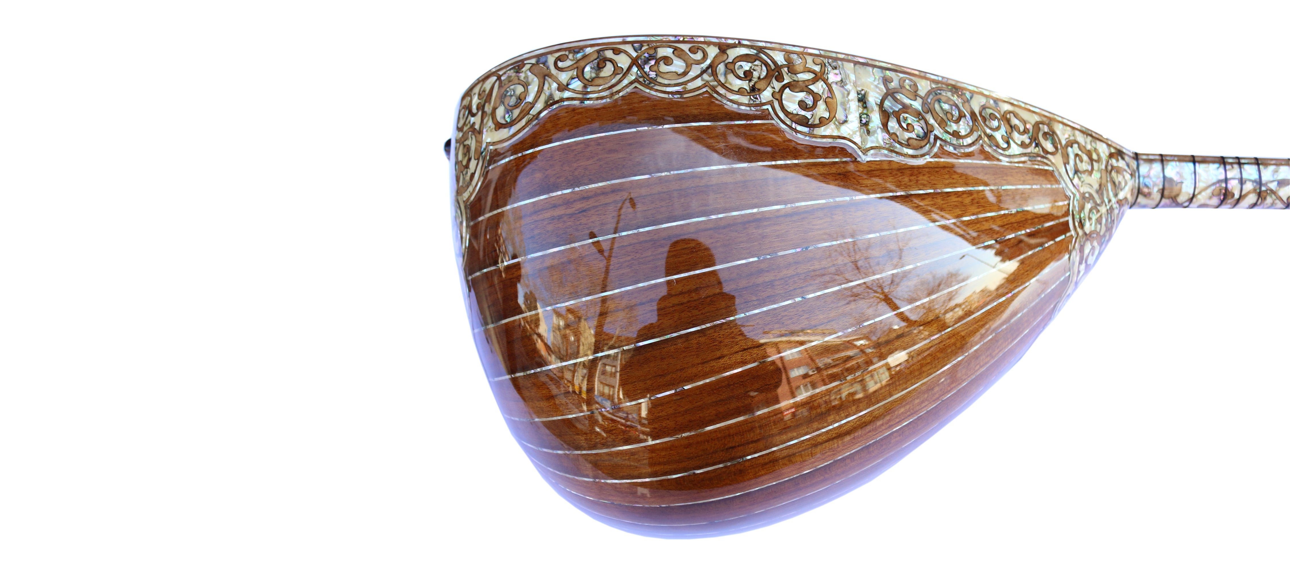 Baglama mástil largo con nácar hecha a mano PEARL-1 de Sala
