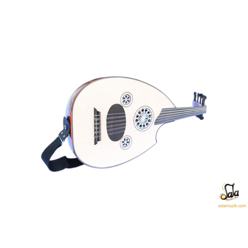 Oud eléctrico profesional turco AOH-5 con aro de caoba y tapa de abeto